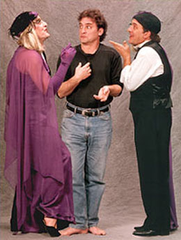 People Performing In a Trio